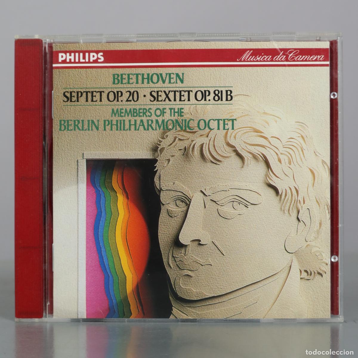 CDs de m&uacute;sica: CD. Septet Op. 20 - Sextet Op. 81b - Ludwig van Beethoven - Members of the Berlin Philharmonic Octet