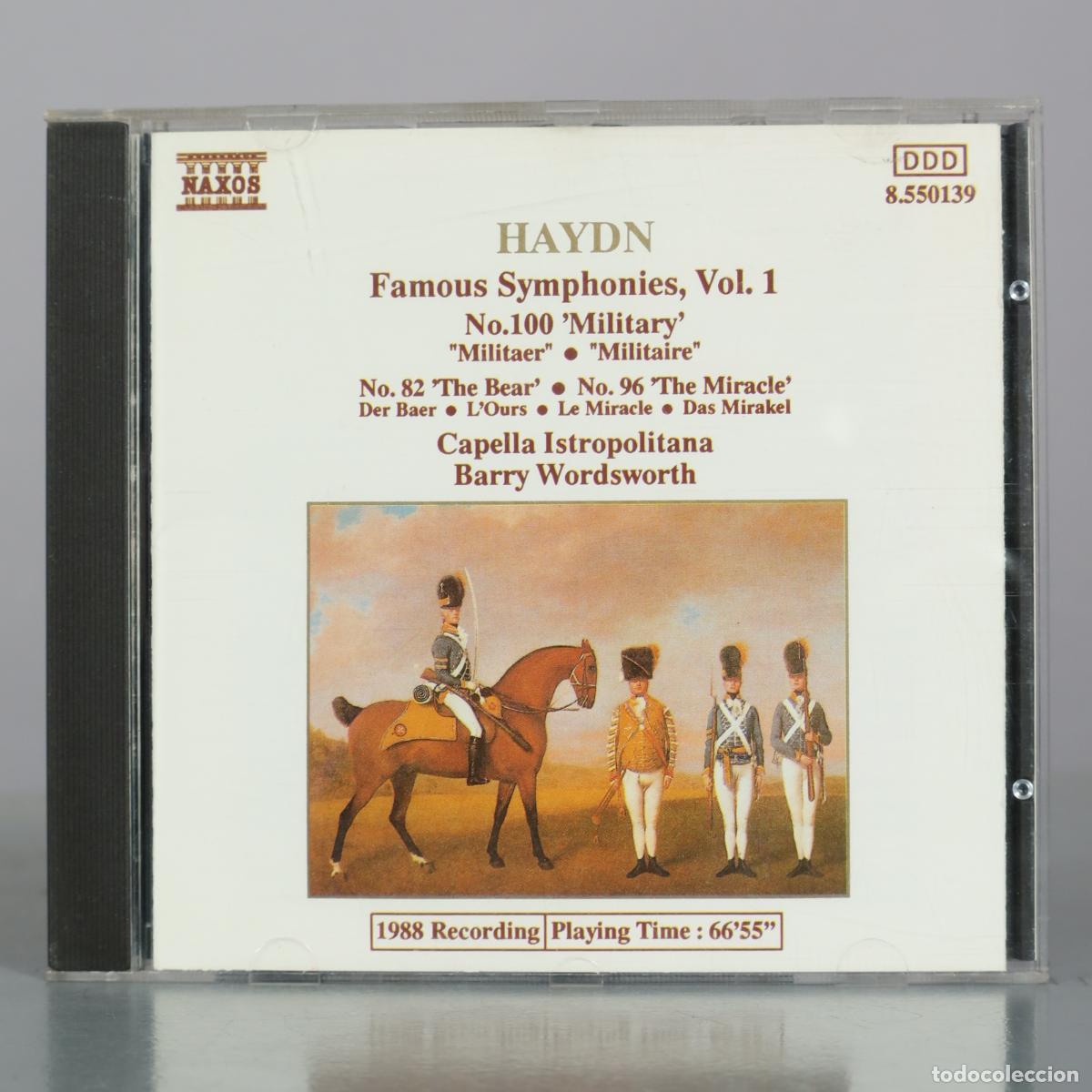 CDs de Musique: CD. Famous Symphonies, Vol. 1 - No. 100 'Military' - No. 82 'The Bear' - No. 96 'The Miracle' -