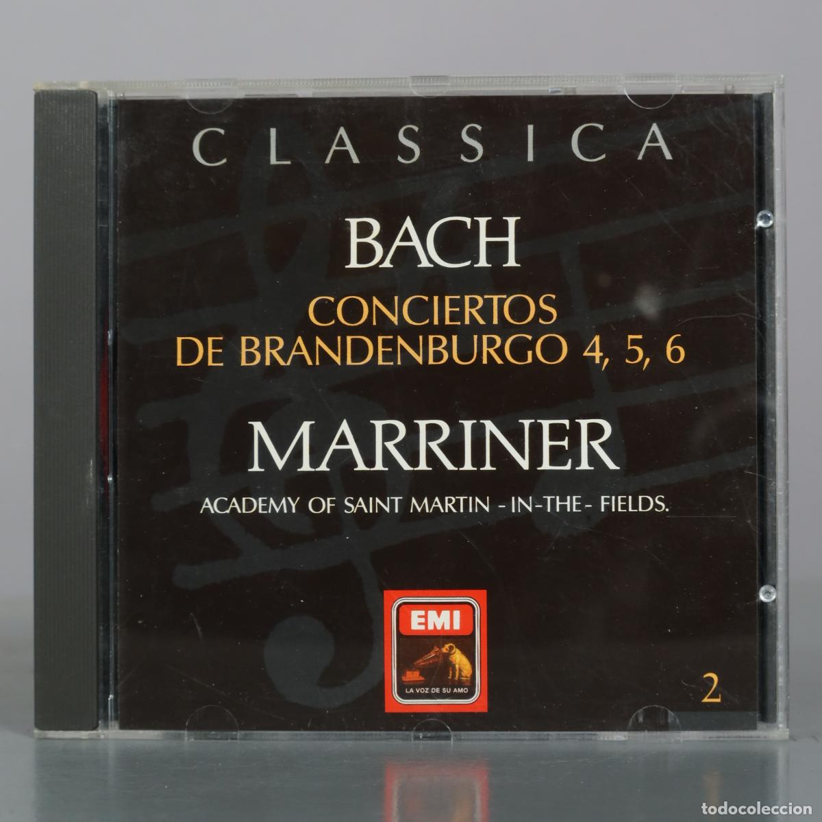 CDs de Musique: CD. Conciertos De Brandenburgo 4, 5, 6 - Johann Sebastian Bach - Marriner, Academy Of Saint Martin -