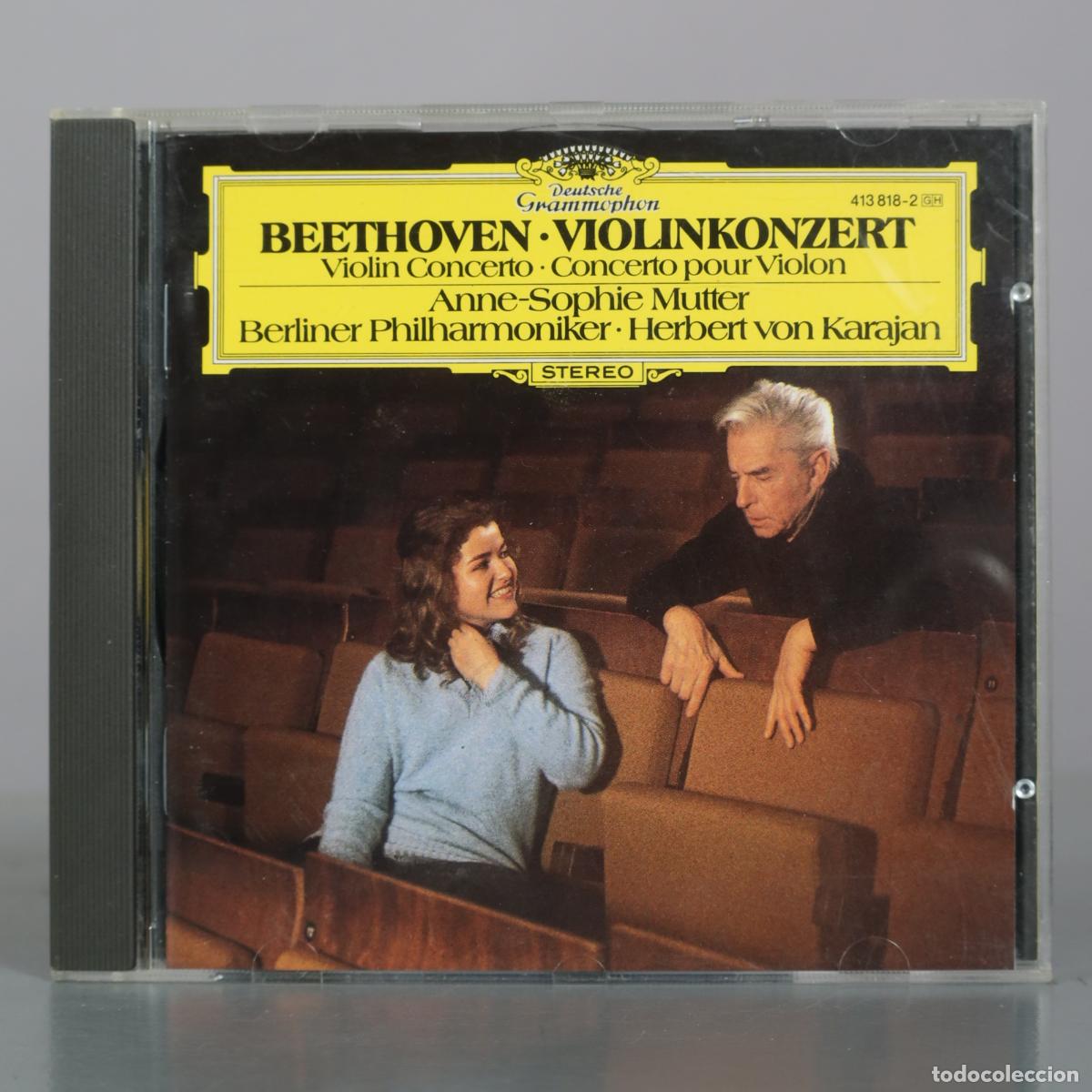 CDs de m&uacute;sica: CD. Beethoven - Violinkonzert - Anne-Sophie Mutter, Berliner Philharmoniker, Herbert von Karajan -