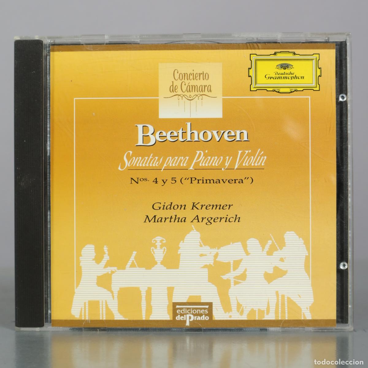 CDs de Musique: CD. Sonatas para Piano y Viol&iacute;n Nos. 4 y 5 Primavera - Gidon Kremer, Martha Argerich - Ediciones del