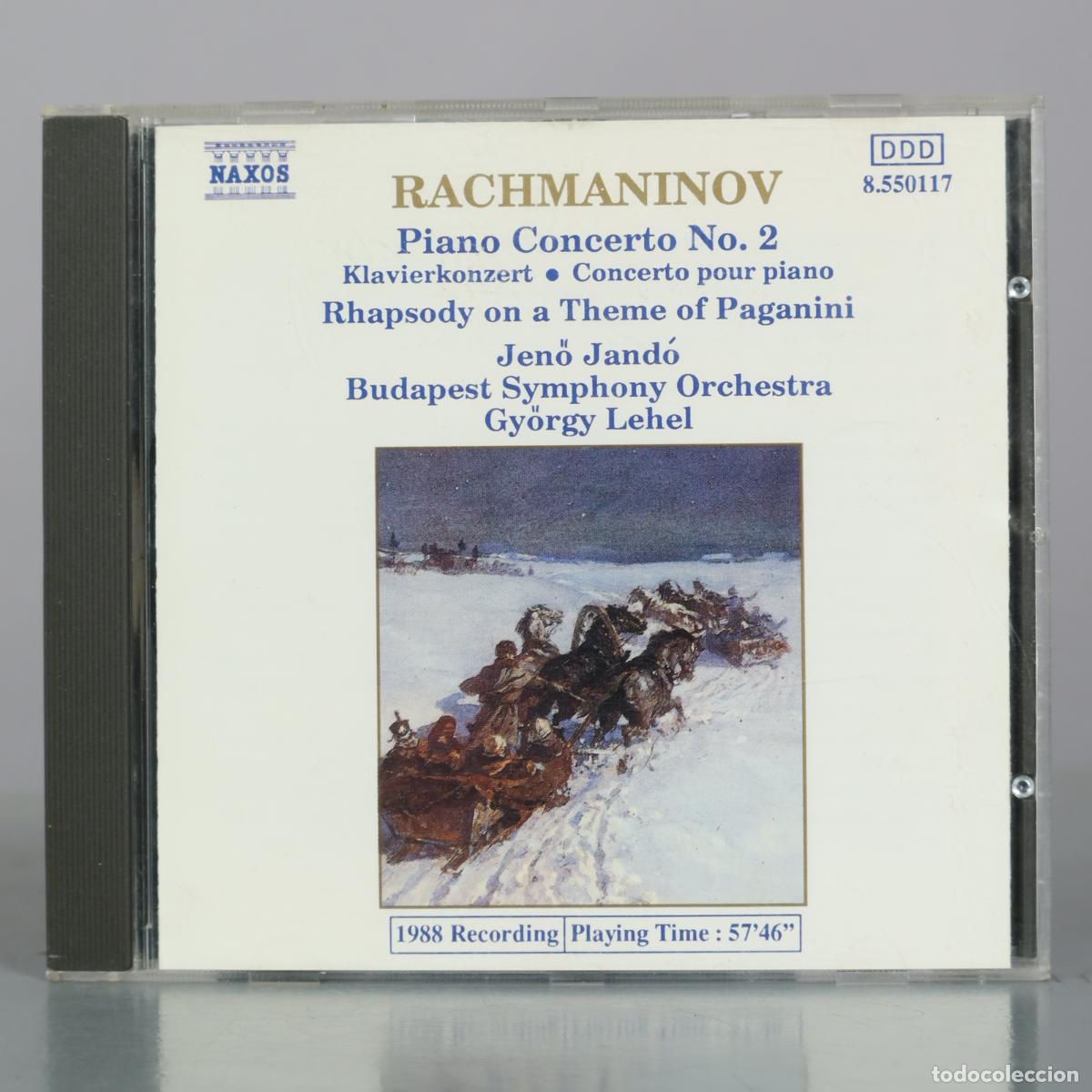 CDs de Musique: CD. Rachmaninov - Piano Concerto No. 2 - Rhapsody on a Theme of Paganini - Jen&ouml; Jand&oacute;, Budapest