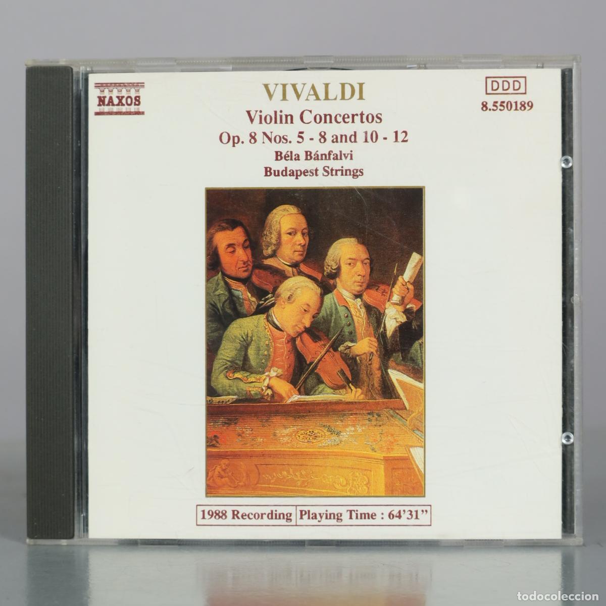CDs de Musique: CD. Violin Concertos Op. 8 Nos. 5 - 8 and 10 - 12 - Antonio Vivaldi - B&eacute;la B&aacute;nfalvi - Budapest