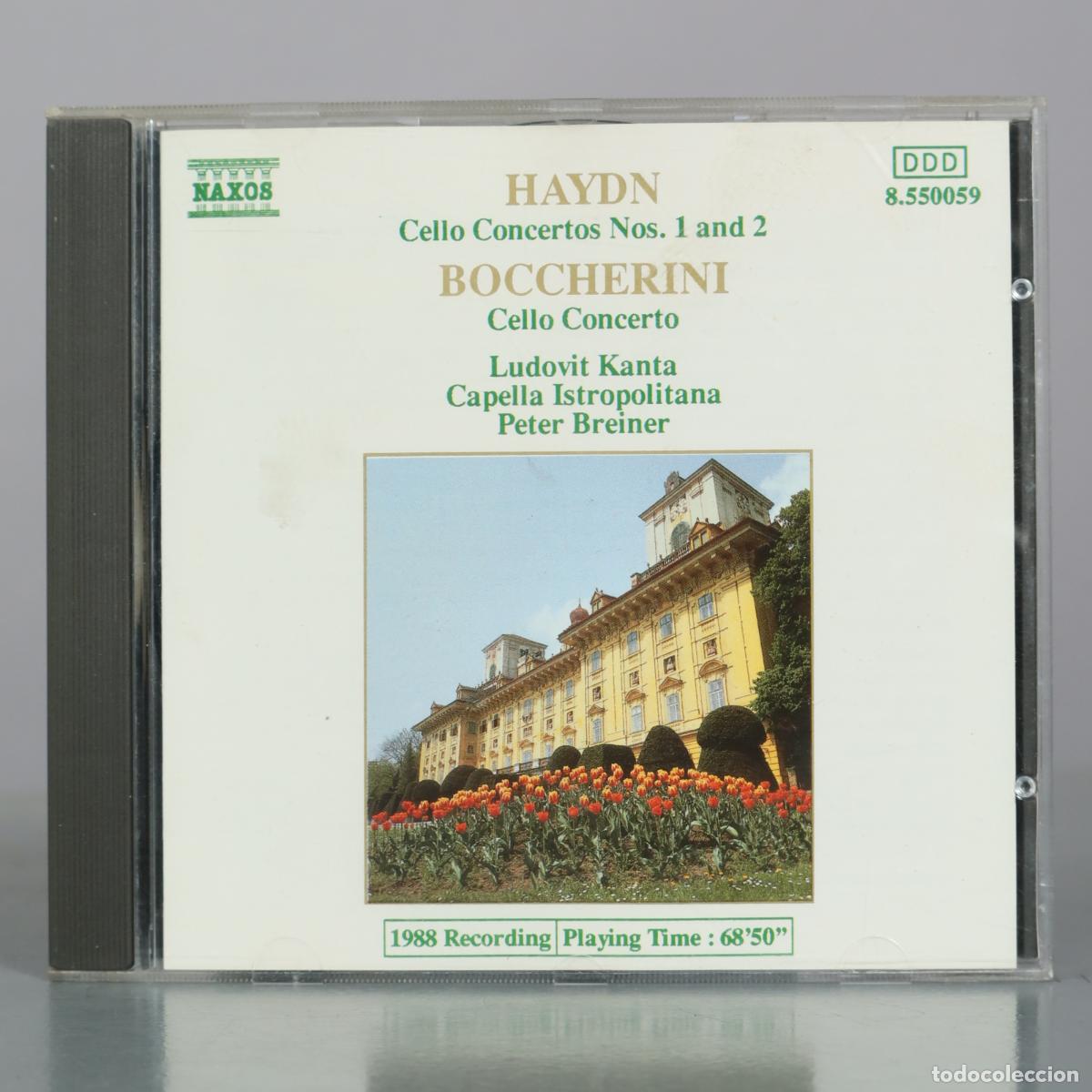 CDs de m&uacute;sica: CD. Haydn - Cello Concertos Nos. 1 and 2 - Boccherini - Cello Concerto - Ludovit Kanta - Capella
