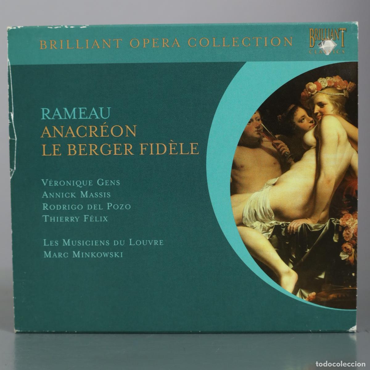 CDs de m&uacute;sica: CD. Anacr&eacute;on - Le Berger Fid&egrave;le - Jean-Philippe Rameau - V&eacute;ronique Gens, Annick Massis, Rodrigo Del