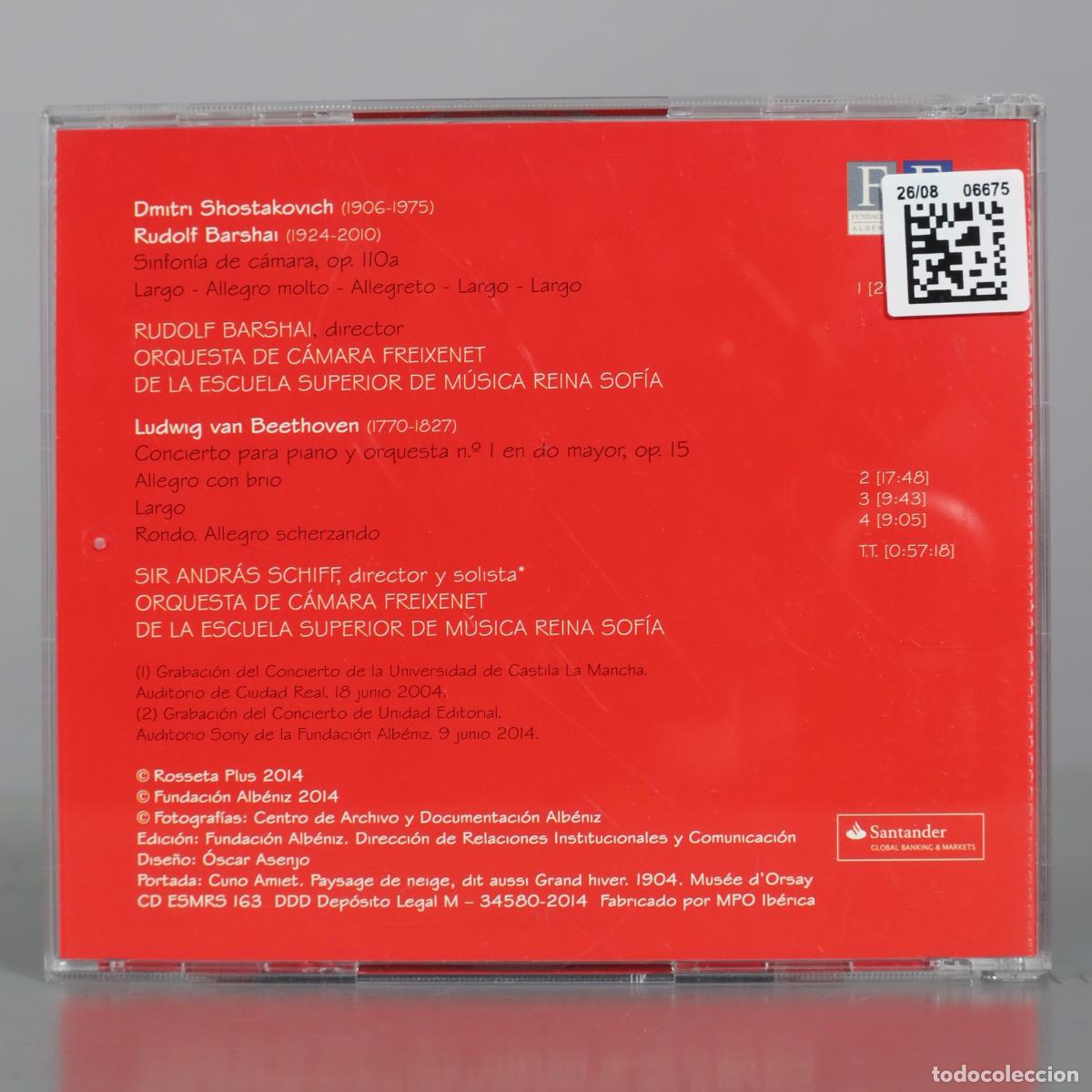 CDs de m&uacute;sica: CD. Shostakovich - Barshai - Beethoven - Schiff - Foto 2