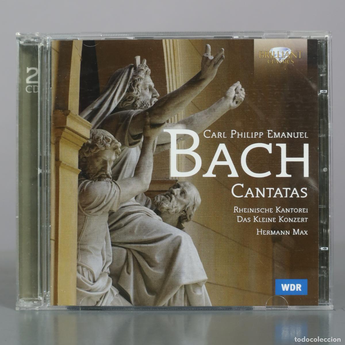 CDs de m&uacute;sica: CD. Carl Philipp Emanuel Bach - Cantatas - Rheinische Kantorei - Das Kleine Konzert - Hermann Max -