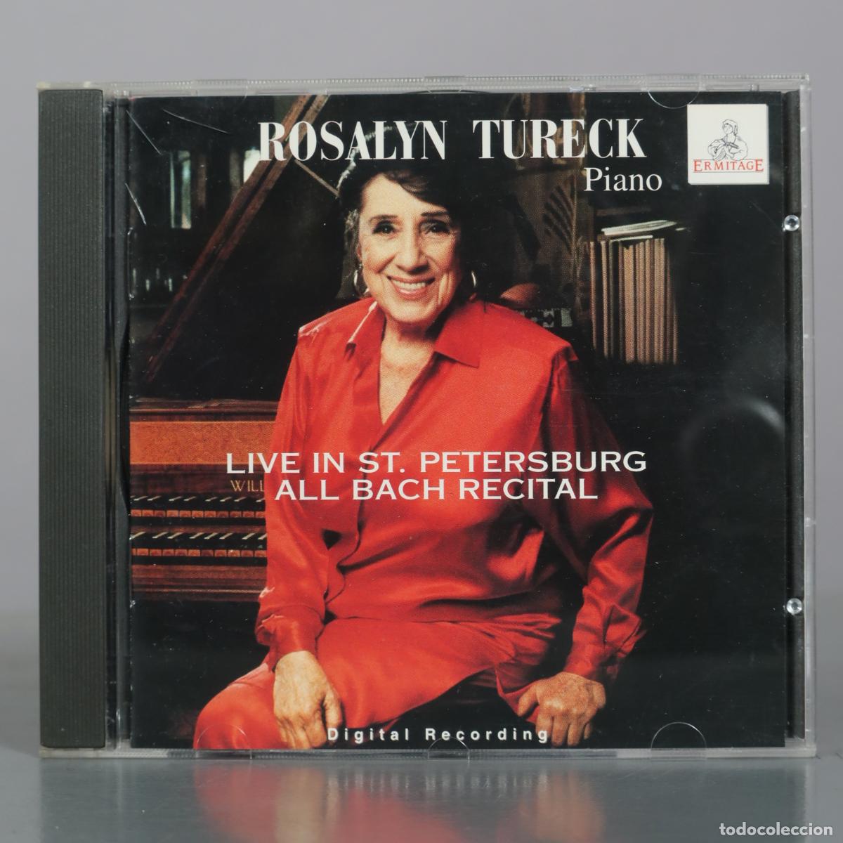 CDs de m&uacute;sica: CD. Live in St. Petersburg - All Bach Recital - Rosalyn Tureck - Ermitage
