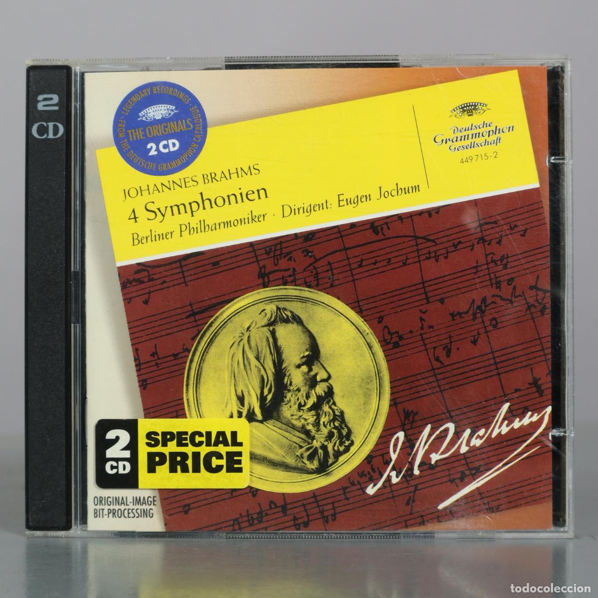 CDs de m&uacute;sica: CD. 4 Symphonien - Johannes Brahms - Berliner Philharmoniker - Eugen Jochum - Deutsche Grammophon