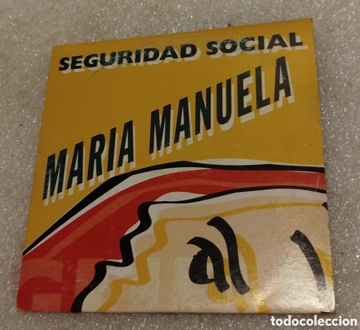 CDs de m&uacute;sica: Seguridad Social &ndash; Maria Manuela. CD single