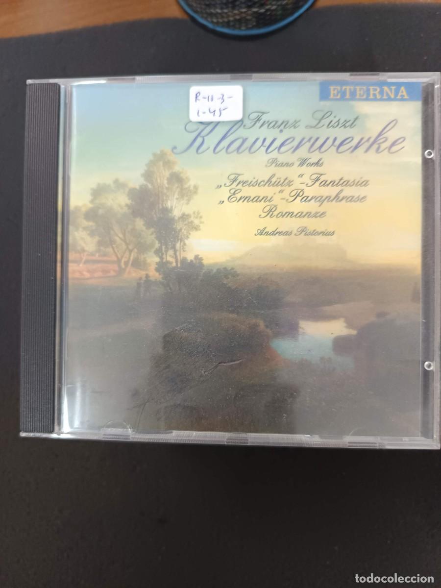CDs de m&uacute;sica: FRANZ LISZT: KLAVIERWERKE: &rdquo;FREISCH&Uuml;TZ&rdquo; FANTASIE / &rdquo;ERNANI&rdquo;-PARAPHRASE / ROMANZE. PIANO: ANDREAS PIS