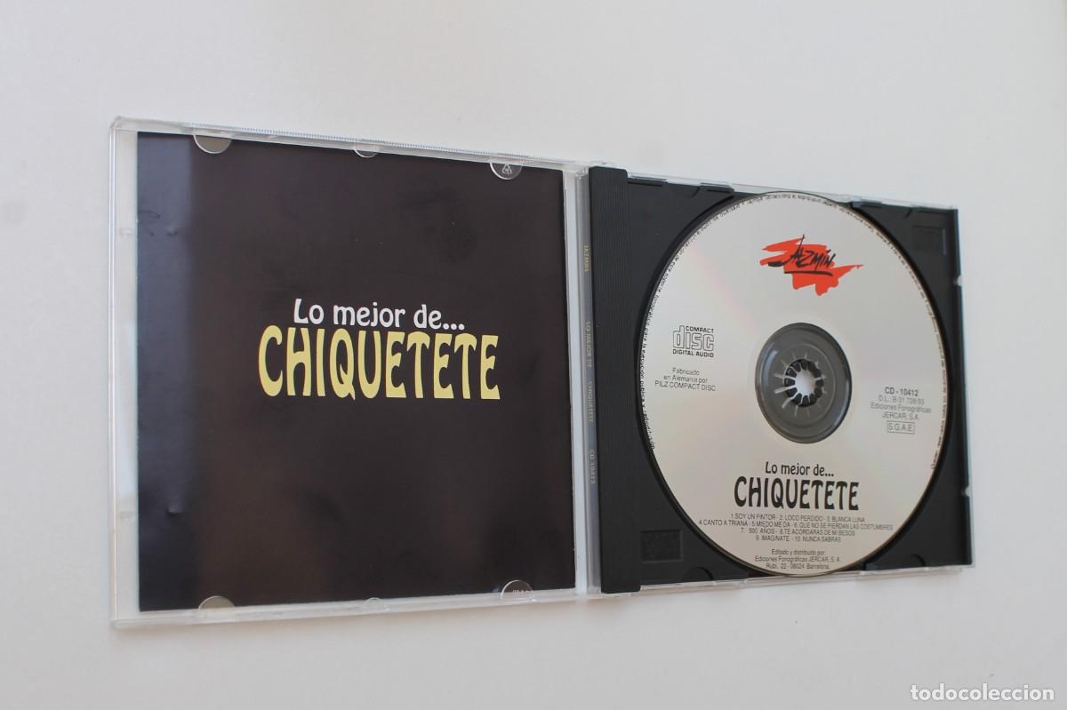 CDs de m&uacute;sica: CD- LO MEJOR DE CHIQUETETE - Foto 2
