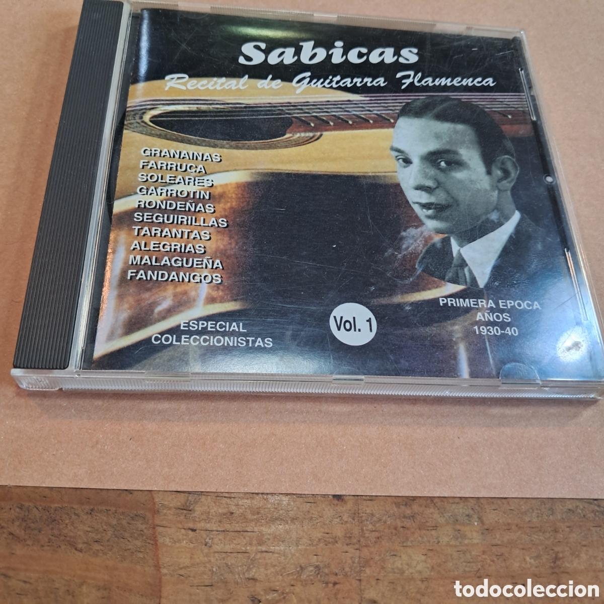 CDs de m&uacute;sica: Sabicas, Recital de guitarra flamenca, Vol 1, Compact disc, Cd