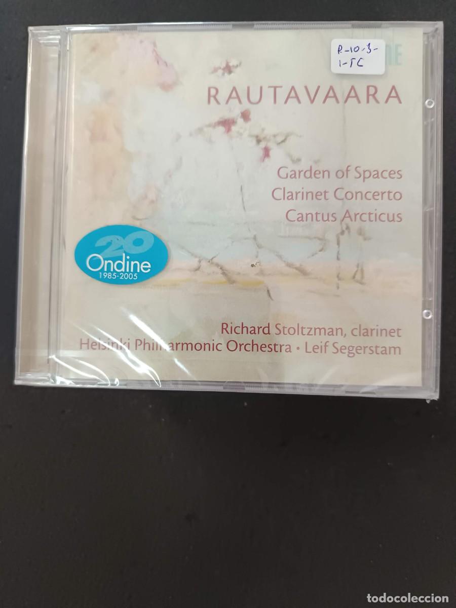 CDs de m&uacute;sica: RAUTAVAARA: GARDEN OF SPACES / CLARINET CONCERTO / CANTUS ARTICUS. DIR: LEIF SEGERSTAM. HELSINKI PHI