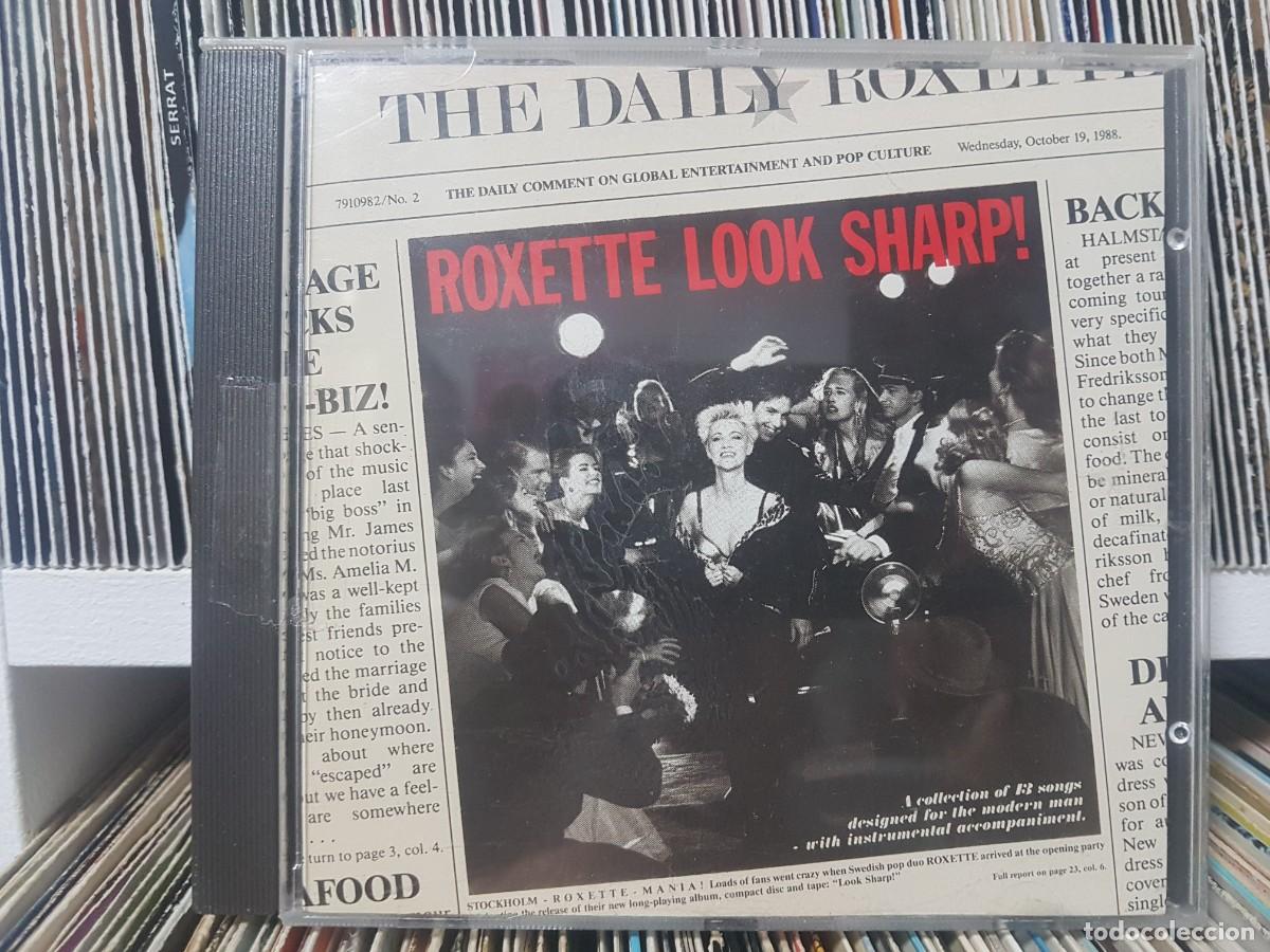 CDs de m&uacute;sica: B) Roxette &rdquo;Look Sharp!&rdquo; Cd a&ntilde;o 1988 - Made in Holland - LEER DESCRIPCION