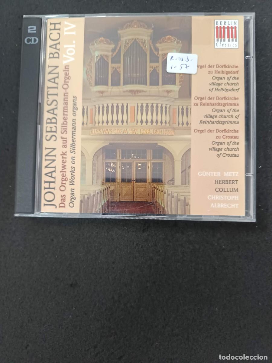 CDs de m&uacute;sica: 2 CD. J. S. BACH: DAS ORGELWERK AUF SILBERMANN-ORGELN. VOL. IV. ORGANISTAS: G&Uuml;NTER METZ, HERBERT COL