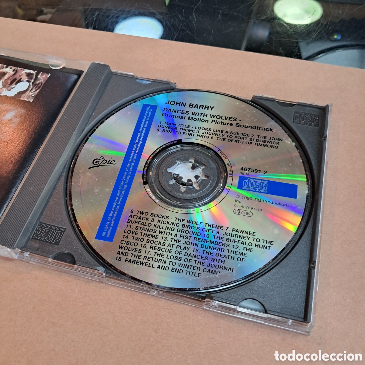 CDs de m&uacute;sica: Dances with Wolves,Compact disc,.Cd - Foto 2