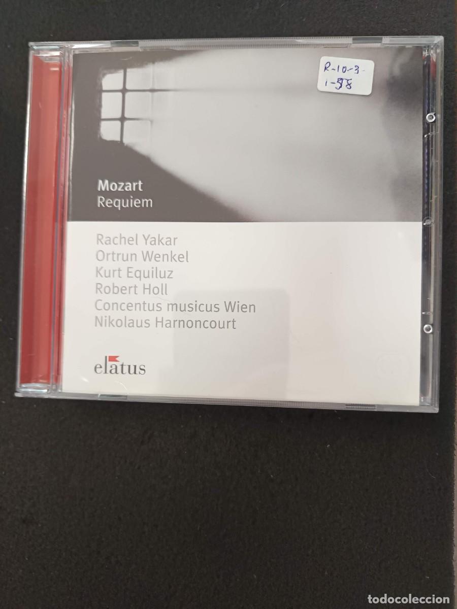 CDs de m&uacute;sica: MOZART: REQUIEM. DIR: NIKOLAUS HARNONCOURT. CONCERTUS MUSICUS WIEN. KURT EQUILUZ, ROBERT HOLL, RACHE