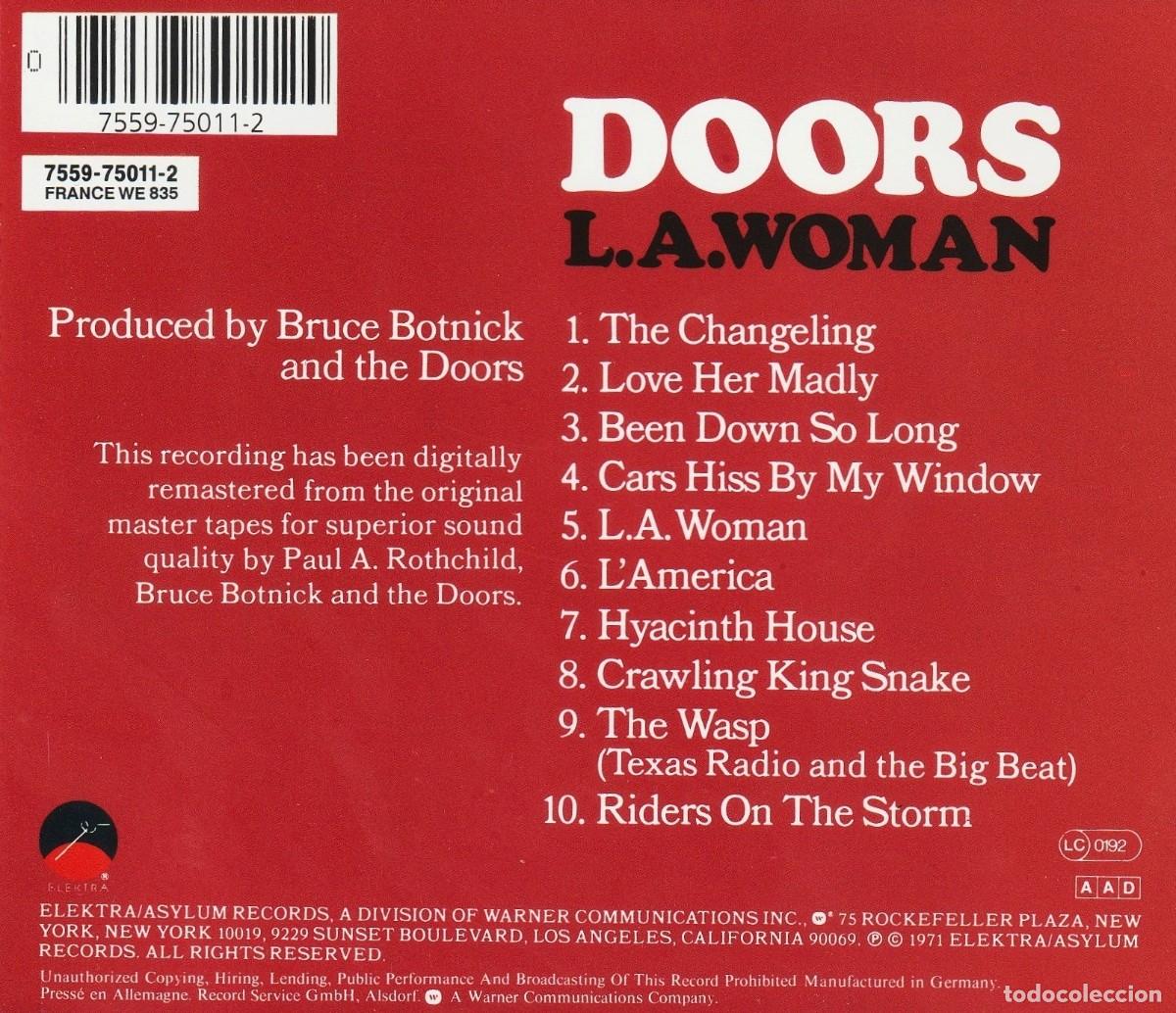 CDs de m&uacute;sica: THE DOORS. L.A. WOMAN. CD. - Foto 2