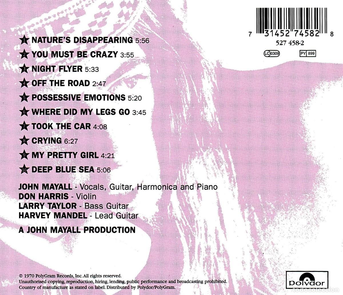 CDs de m&uacute;sica: JOHN MAYALL. USA UNION. CD. - Foto 2