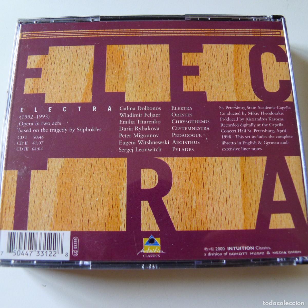 CDs de m&uacute;sica: Mikis Theodorakis &ndash; Electra 3CD BOX SET - Foto 2