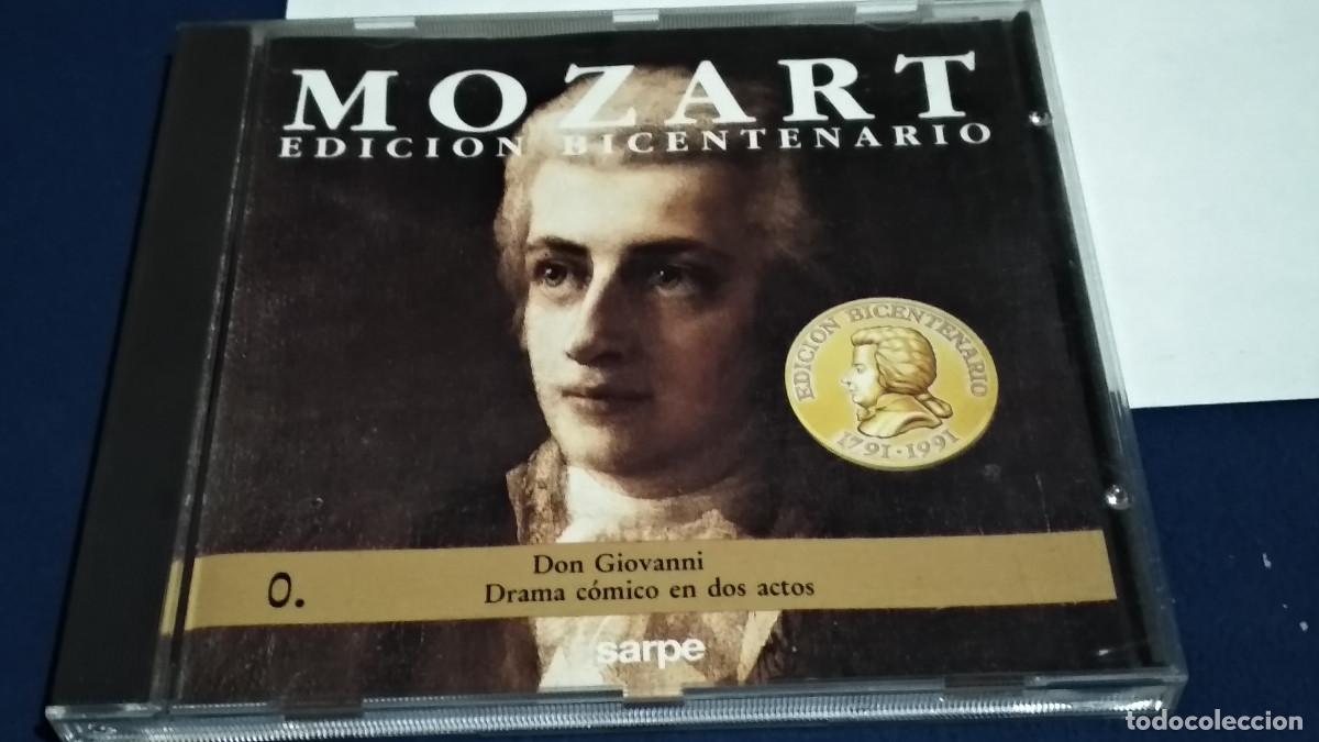 CDs de m&uacute;sica: MOZART EDICION BICENTENARIO N&ordm; 0. DON GIOVANNI. DRAMA COMICO EN DOS ACTOS. SARPE. CD 1990