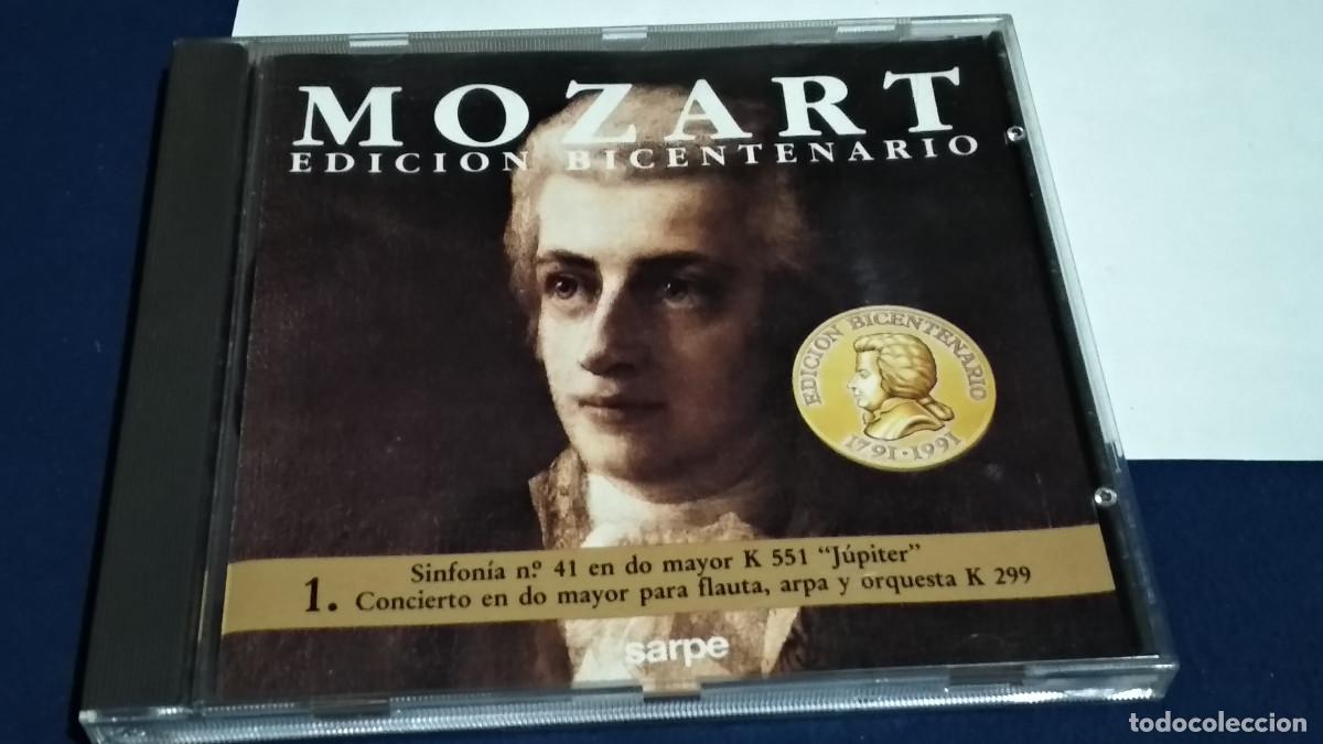 CDs de m&uacute;sica: MOZART EDICION BICENTENARIO N&ordm; 1. SINFONIA N&ordm; 41 EN DO MAYOR K 551 JUPITER..... SARPE. CD 1990