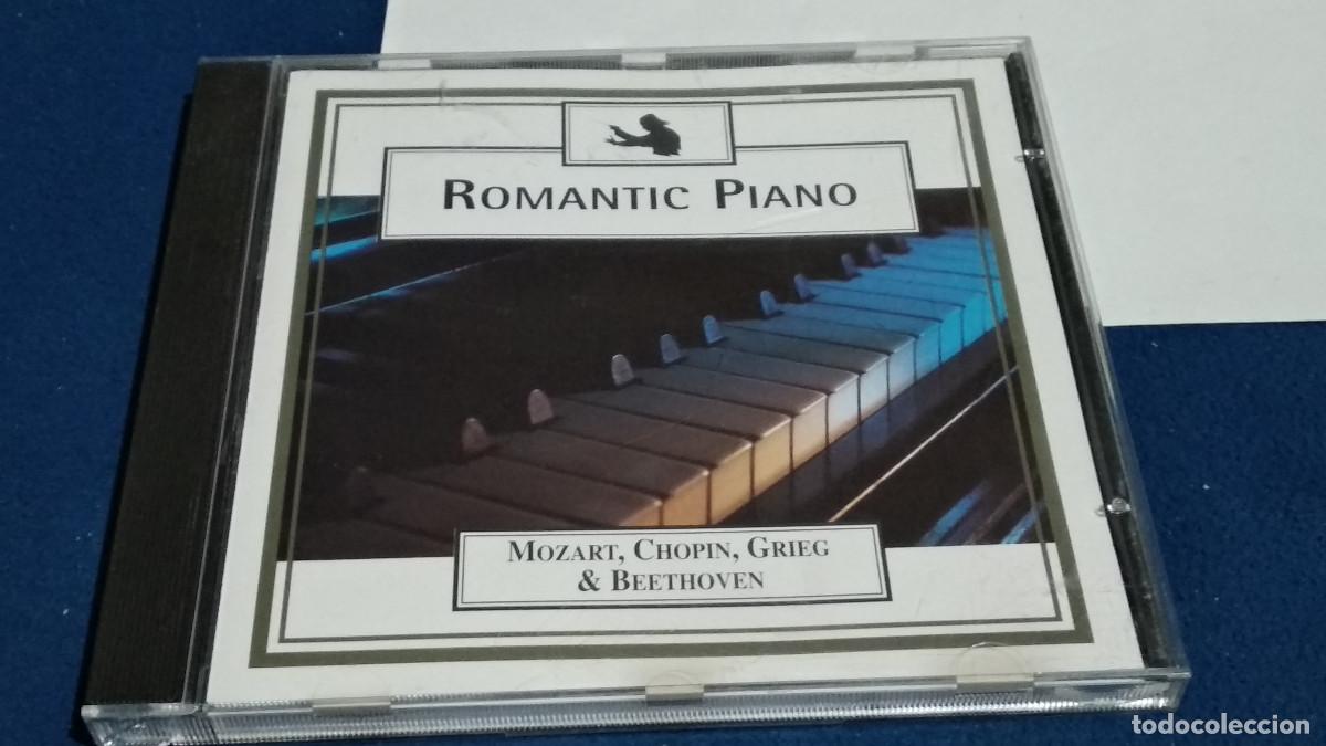 CDs de m&uacute;sica: ROMANTIC PIANO. MOZART, CHOPIN, GRIEG & BEETHOVEN. CD 1998