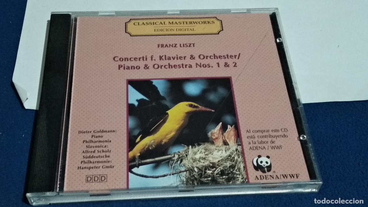 CDs de m&uacute;sica: FRANZ LISZT. CONCERTI F. KLAVIER & ORCHESTER. PIANO. CLASSICAL MASTERWORKS. CD 1991 ADENA/ WWF
