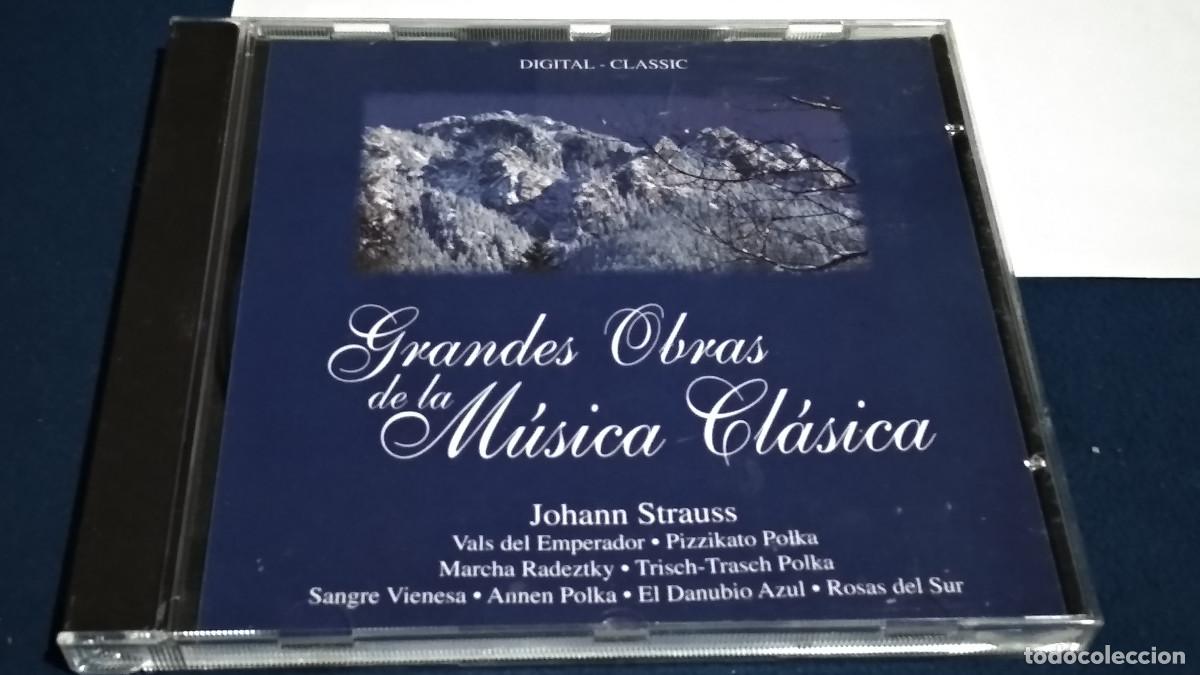CDs de m&uacute;sica: GRANDES OBRAS DE LA MUSICA CLASICA - CD 1996 - JOHANN STRAUSS - VLAS DEL EMPERADOR, EL DANUBIO AZUL