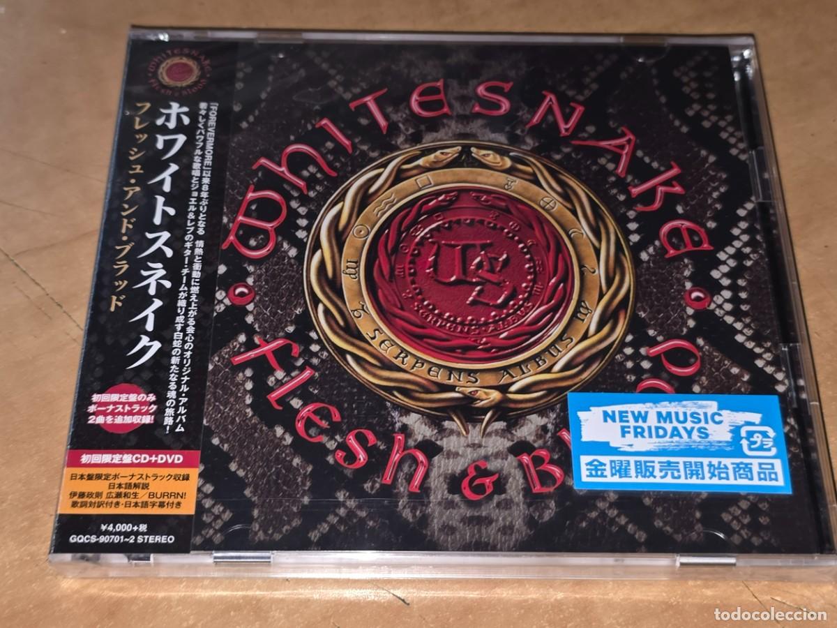 CDs de m&uacute;sica: WHITESNAKE CD/DVD Flesh and Blood,Deluxe+2 Bonus JAPAN 2019*PRECINTADO*Motley Crue-Kiss-Dokken
