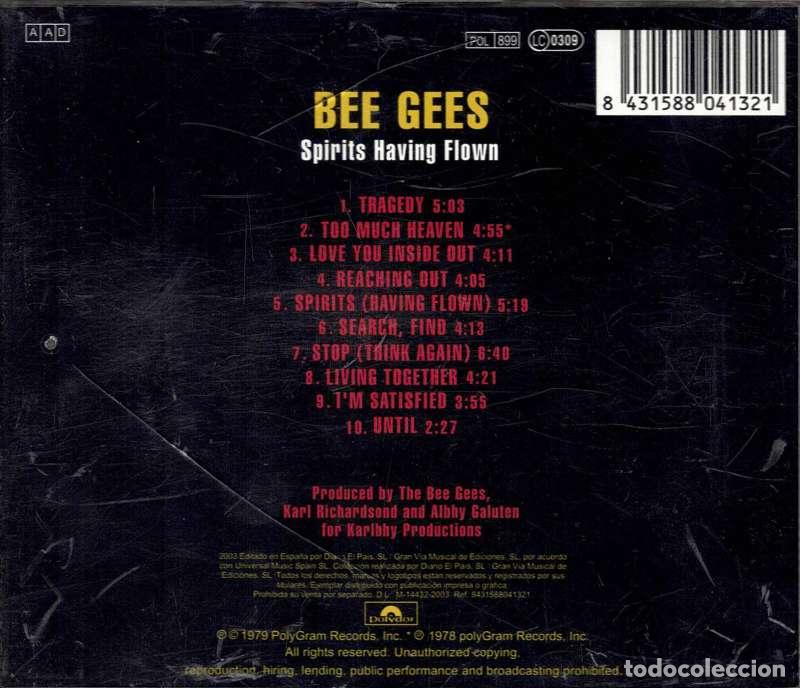 CDs de m&uacute;sica: Bee Gees - Spirits Having Flown. CD - Foto 2