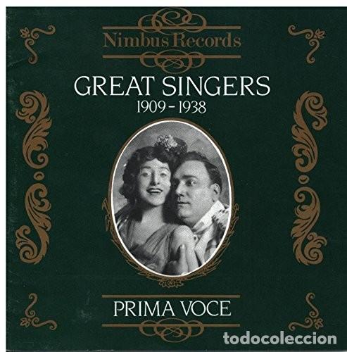 CDs de m&uacute;sica: Various - Great Singers 1909-1938 (CD)