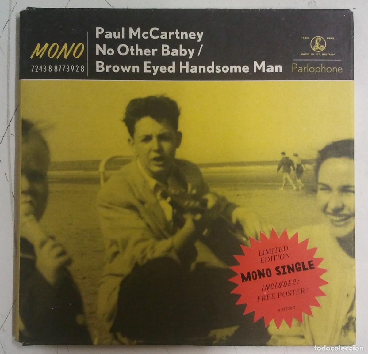 CDs de m&uacute;sica: Paul McCartney No Other Baby CD-Single UK 1999 estuche cart&oacute;n + poster sonido MONO