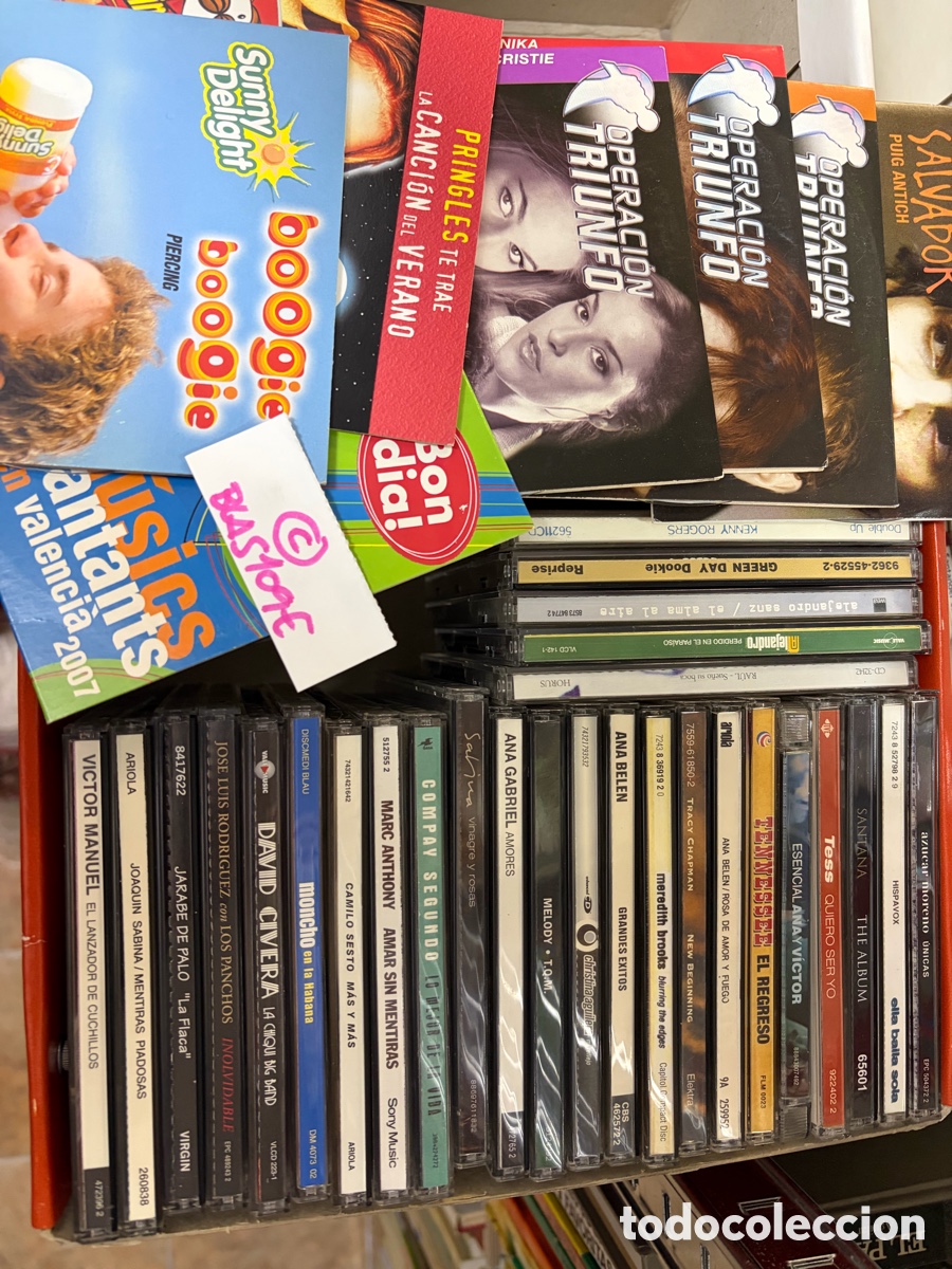 CDs de m&uacute;sica: Blas109E (C) lote de /9 cds muscos originales Santana tess green day SABINA Melody