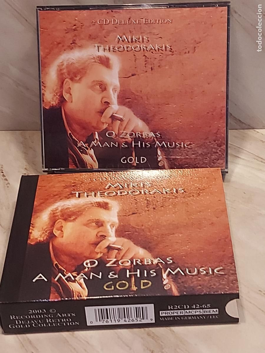 CDs de m&uacute;sica: MIKIS THEODORAKIS | O ZORBAS &ndash; A MAN & HIS MUSIC GOLD | 2 CD DELUXE EDITION | 2003