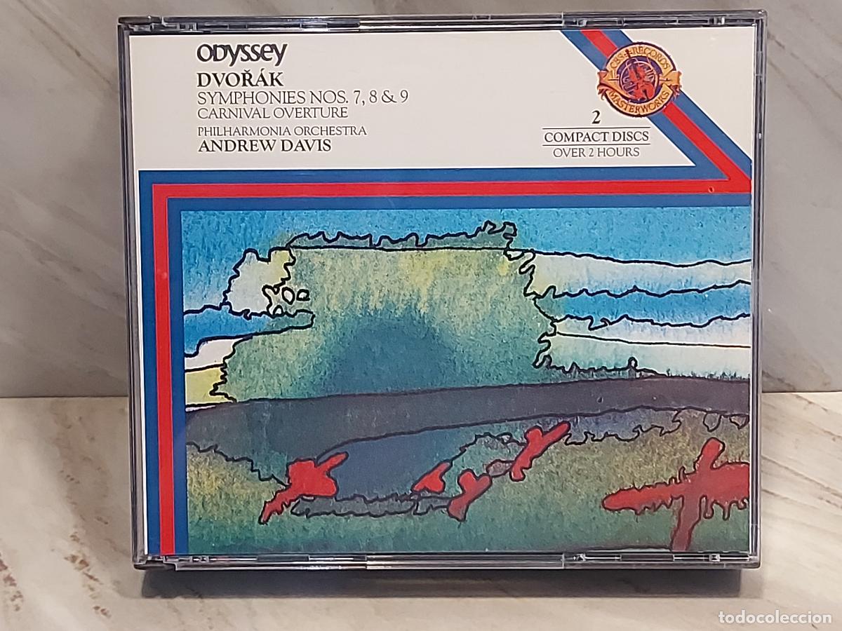 CDs de m&uacute;sica: DVOR&Aacute;K | SINFON&Iacute;AS N&ordm; 7, 8 Y 9 &ldquo;DEL NUEVO MUNDO&rdquo; | ANDREW DAVIS | 2 CD CBS 1989