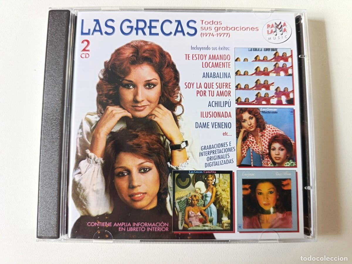 CDs de m&uacute;sica: LAS GRECAS 'Todas sus Grabaciones (1974-1977)' 2x CD 2010 Gipsy Rock Mucho M&aacute;s Tercer &Aacute;lbum Casta Vi