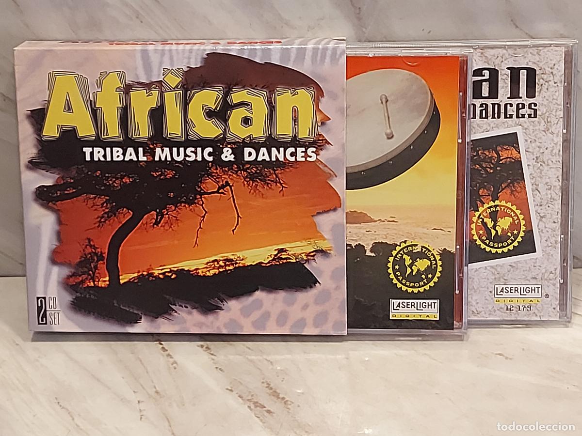 CDs de m&uacute;sica: AFRICAN TRIBAL MUSIC & DANCES | AFRICAN DRUMS | 2 CD | LASERLIGHT