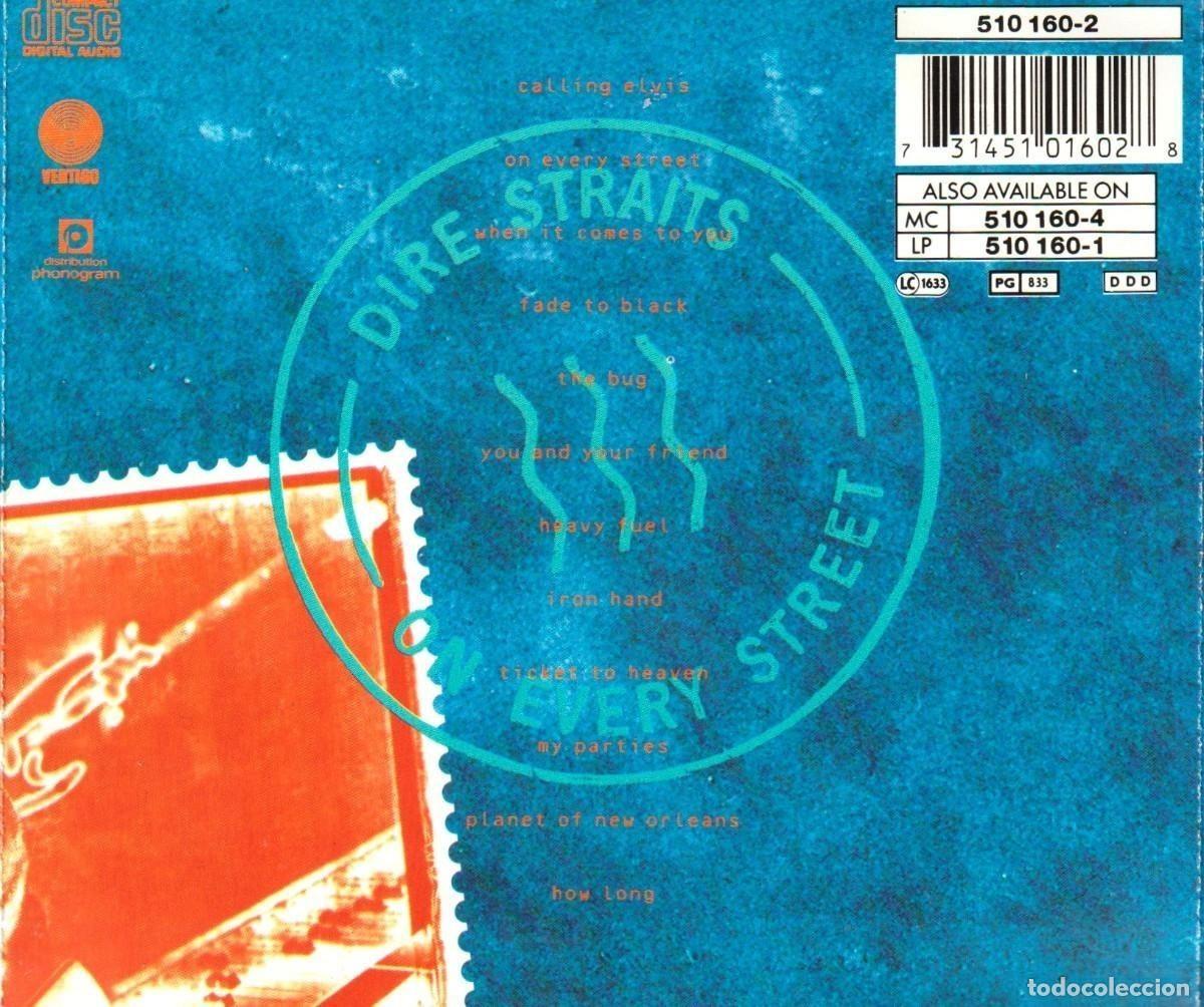 CDs de m&uacute;sica: DIRE STRAITS. ON EVERY STREET. CD. - Foto 2