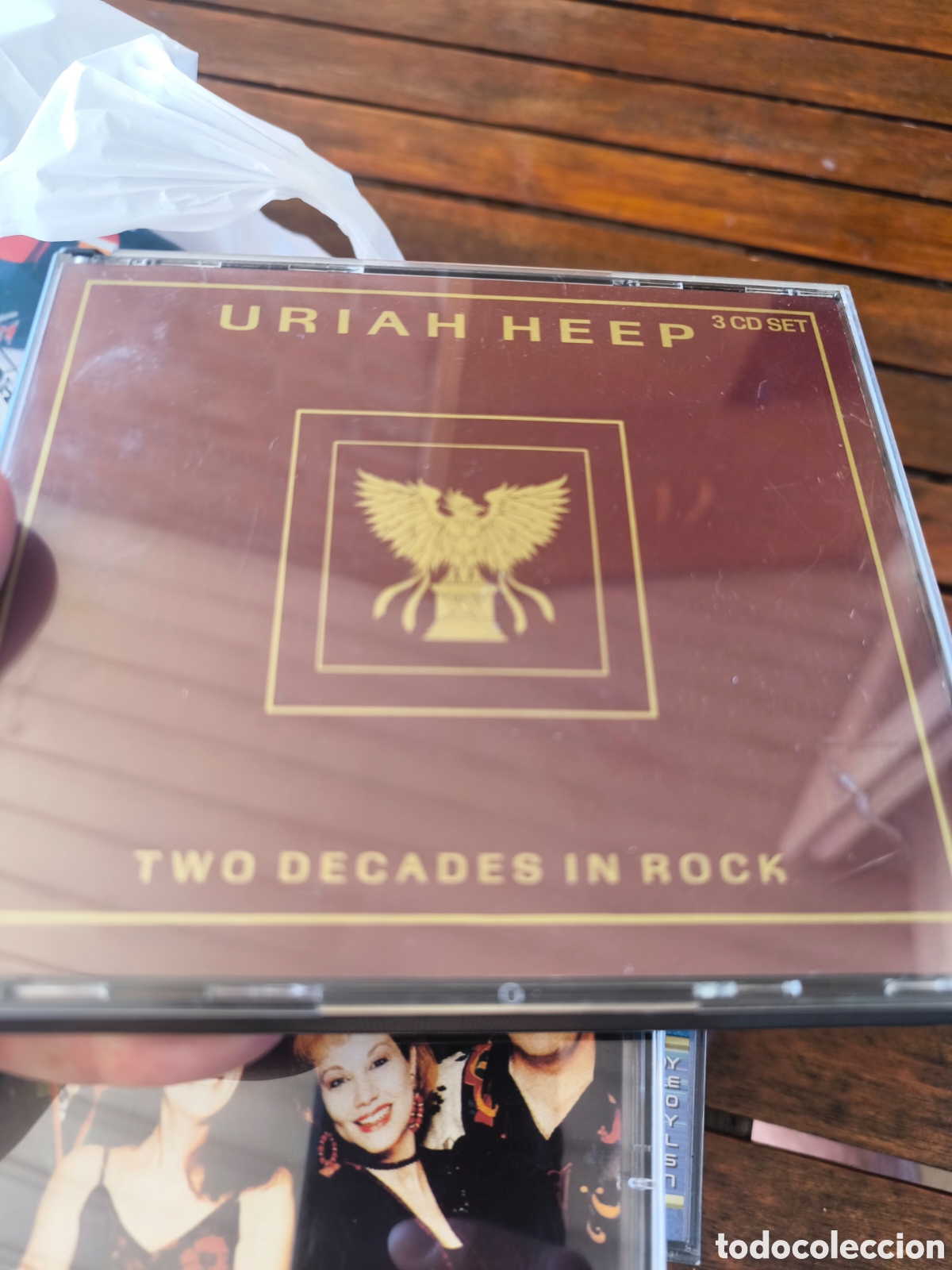 CDs de m&uacute;sica: 3 cd Uriah Heep recopilatorio Two decades of rock