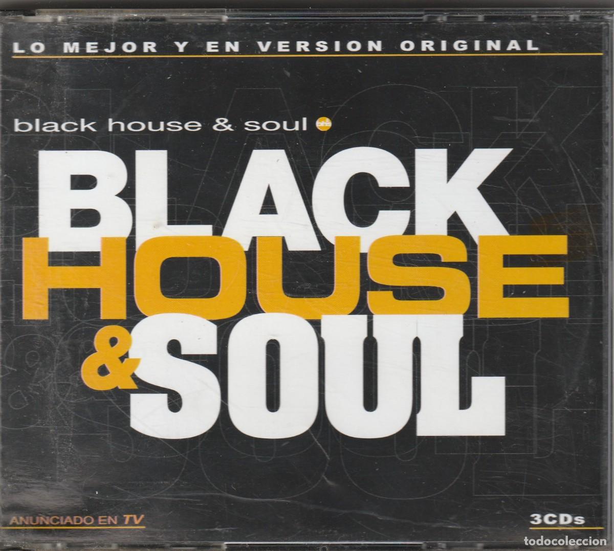 CDs de m&uacute;sica: BLACK HOUSE & SOUL (3 X CD TEMPO MUSIC 1999)