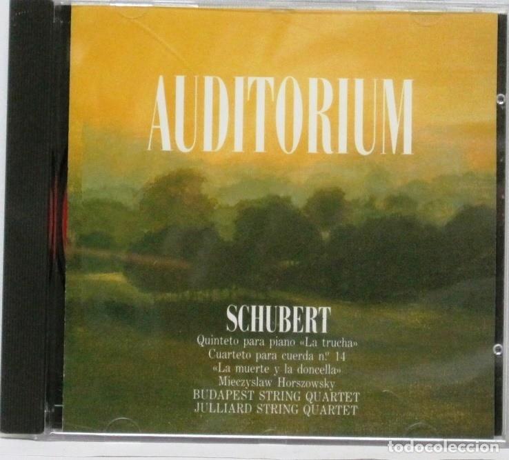 CDs de m&uacute;sica: SCHUBERT - QUINTETO PARA PIANO - CUARTETO PARA CUERDA - CD