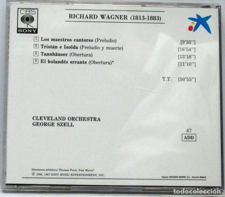 CDs de m&uacute;sica: WAGNER - OBERTURAS Y PRELUDIOS - CD - Foto 2