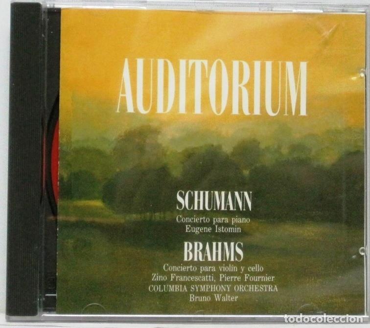 CDs de m&uacute;sica: SCHUMAN -CONCIERTO PARA PIANO - BRAHMS - CONCIERTO PARA VIOLIN Y CELLO - CD