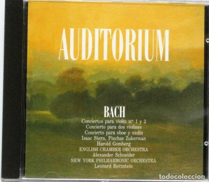 CDs de m&uacute;sica: BACH - CONCIERTO PARA VIOLIN N&ordm; 1Y 2 - CONCIERTO PARA DOS VIOLINES - CD