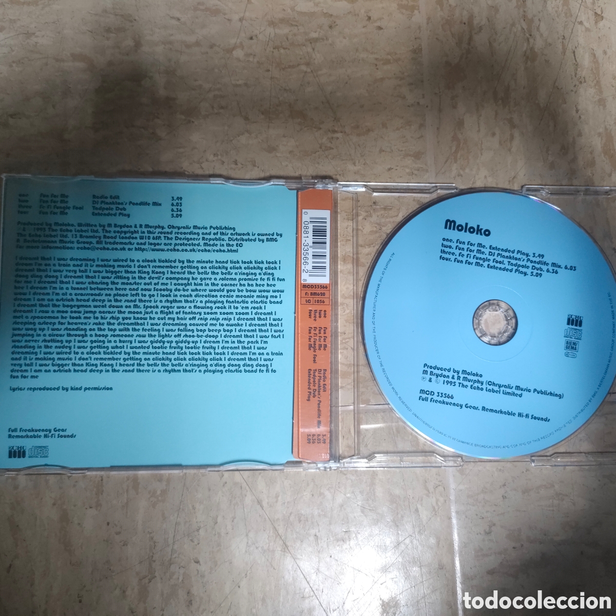 CDs de m&uacute;sica: Moloko Fun for Me (Single / EP) - Foto 2