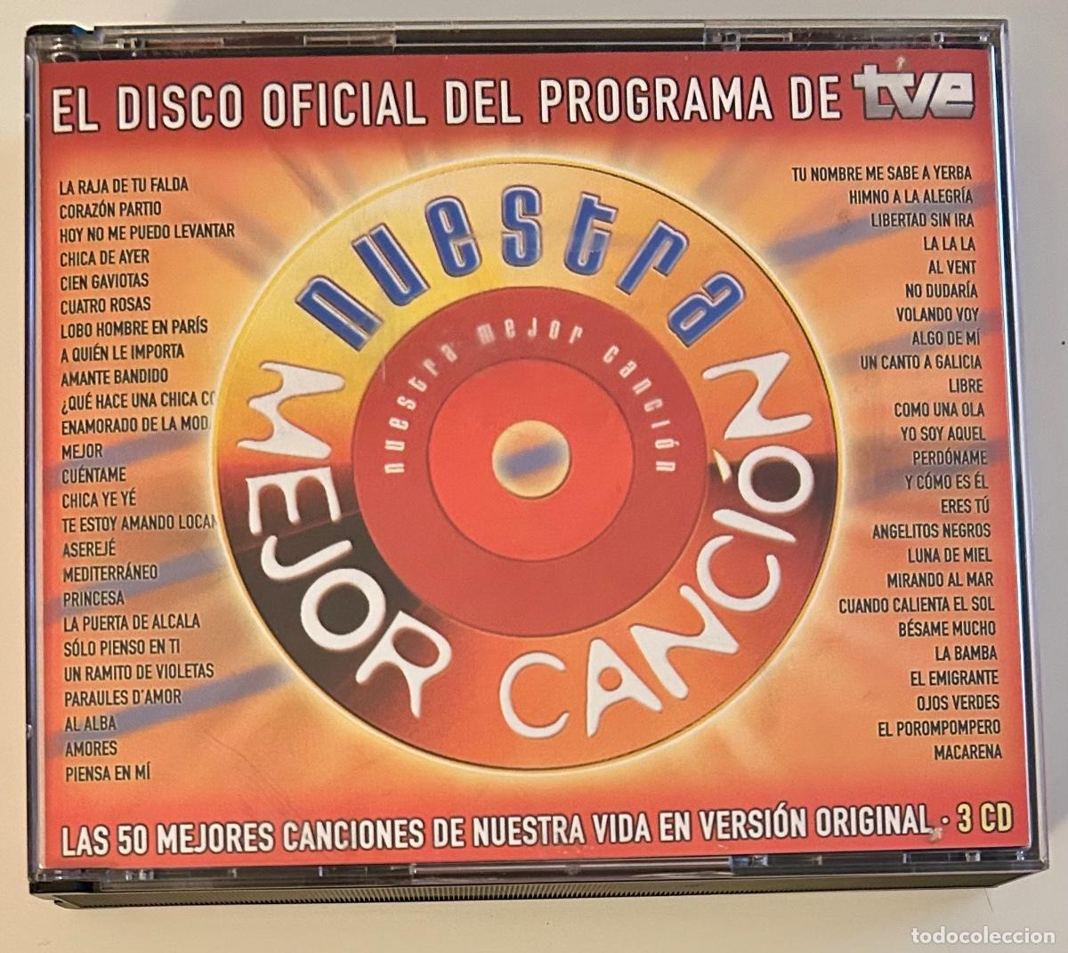 CDs de m&uacute;sica: Nuestra mejor canci&oacute;n - 3 Cds - TVE