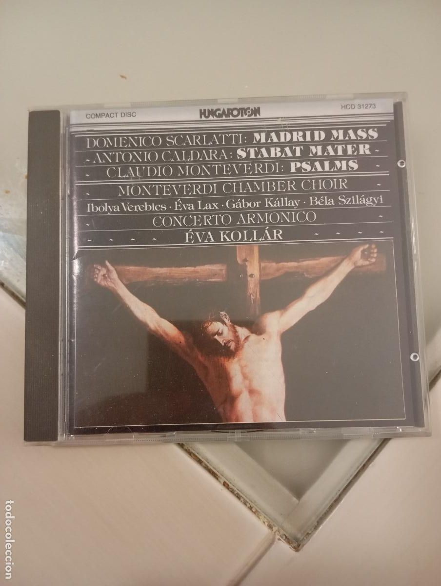 CDs de m&uacute;sica: CD Scarlatti / Caldara / Monteverdi: M&uacute;sica Sacra Barroca (Hungaroton)