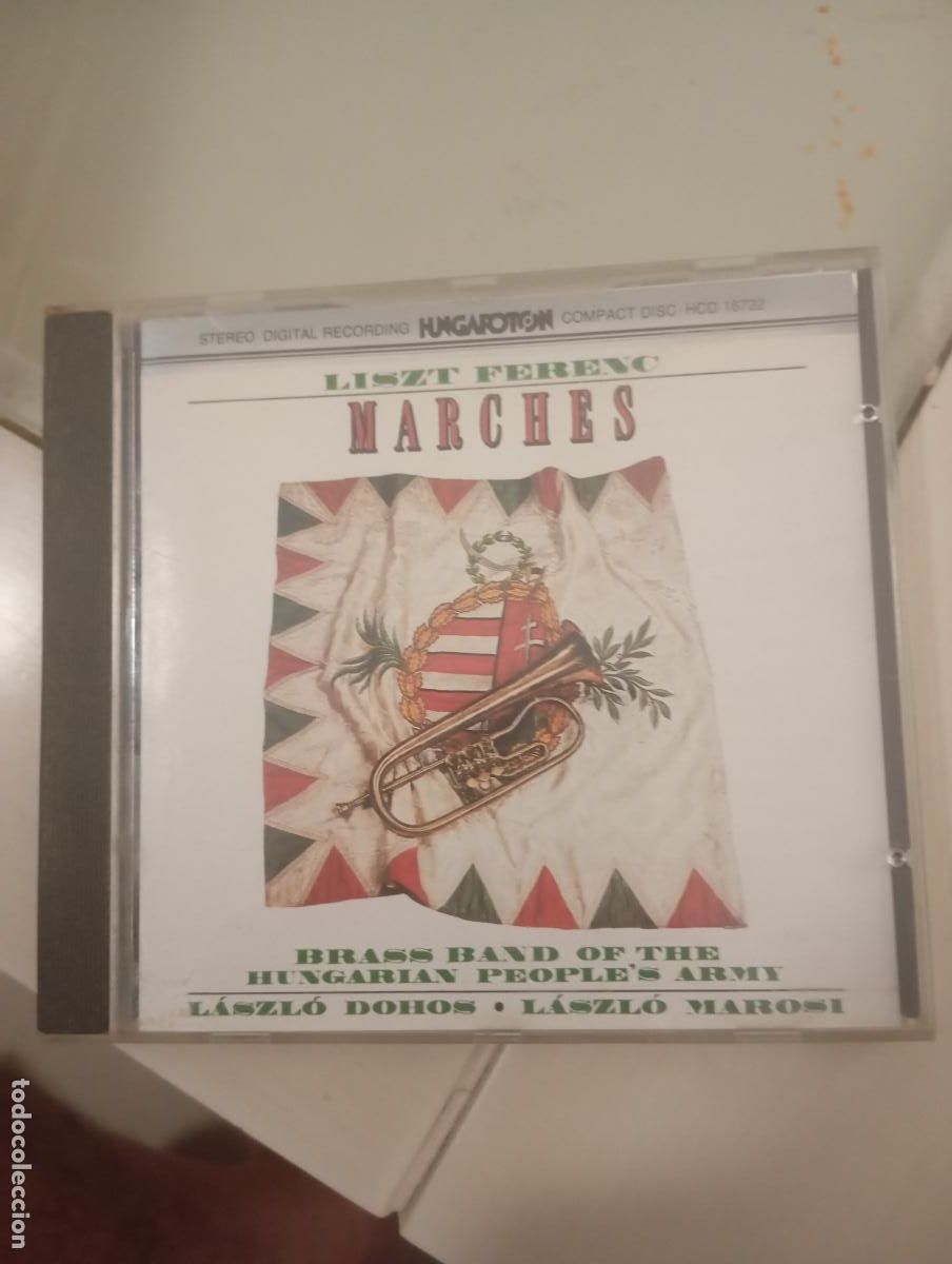 CDs de m&uacute;sica: CD Liszt Ferenc: Marches &ndash; Brass Band of The Hungarian People's Army &ndash; Hungaroton